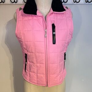 Pink Quilted Women's Ski Vest size 4